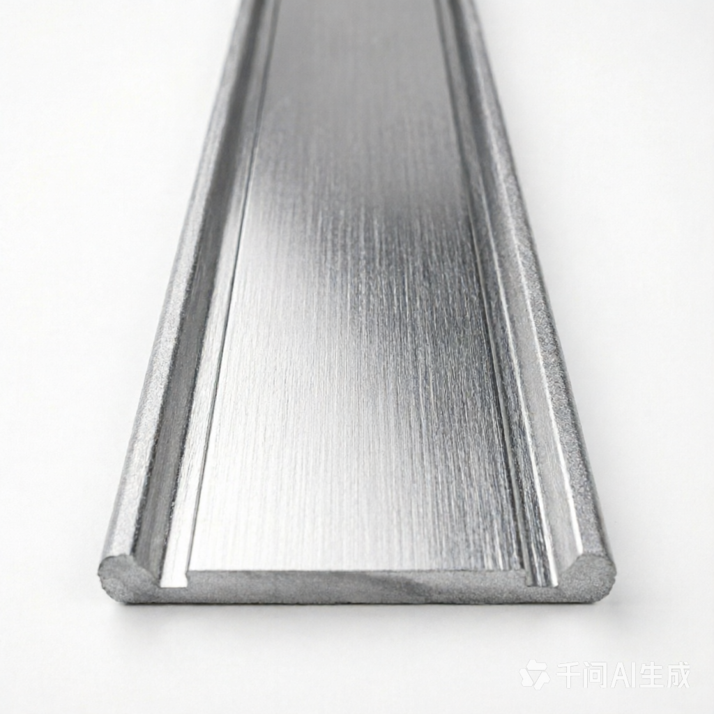 >Wire Drawing and Sandblasting Aluminum Profile