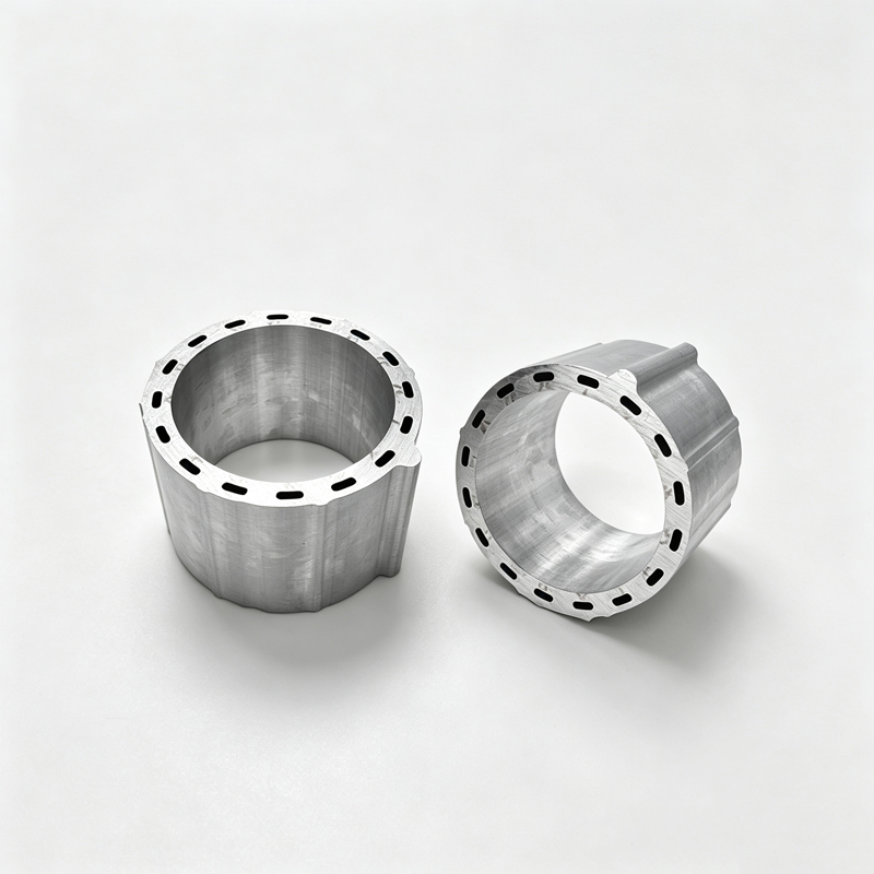 Custom mold opening for motor housings