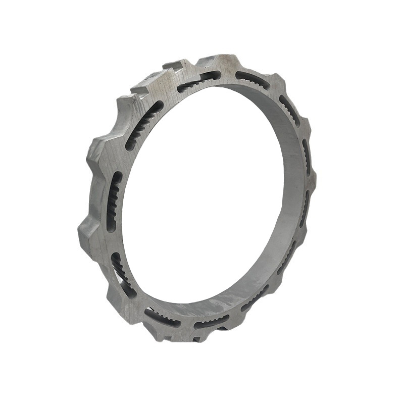 Thin walled large section aluminum profile mold opening